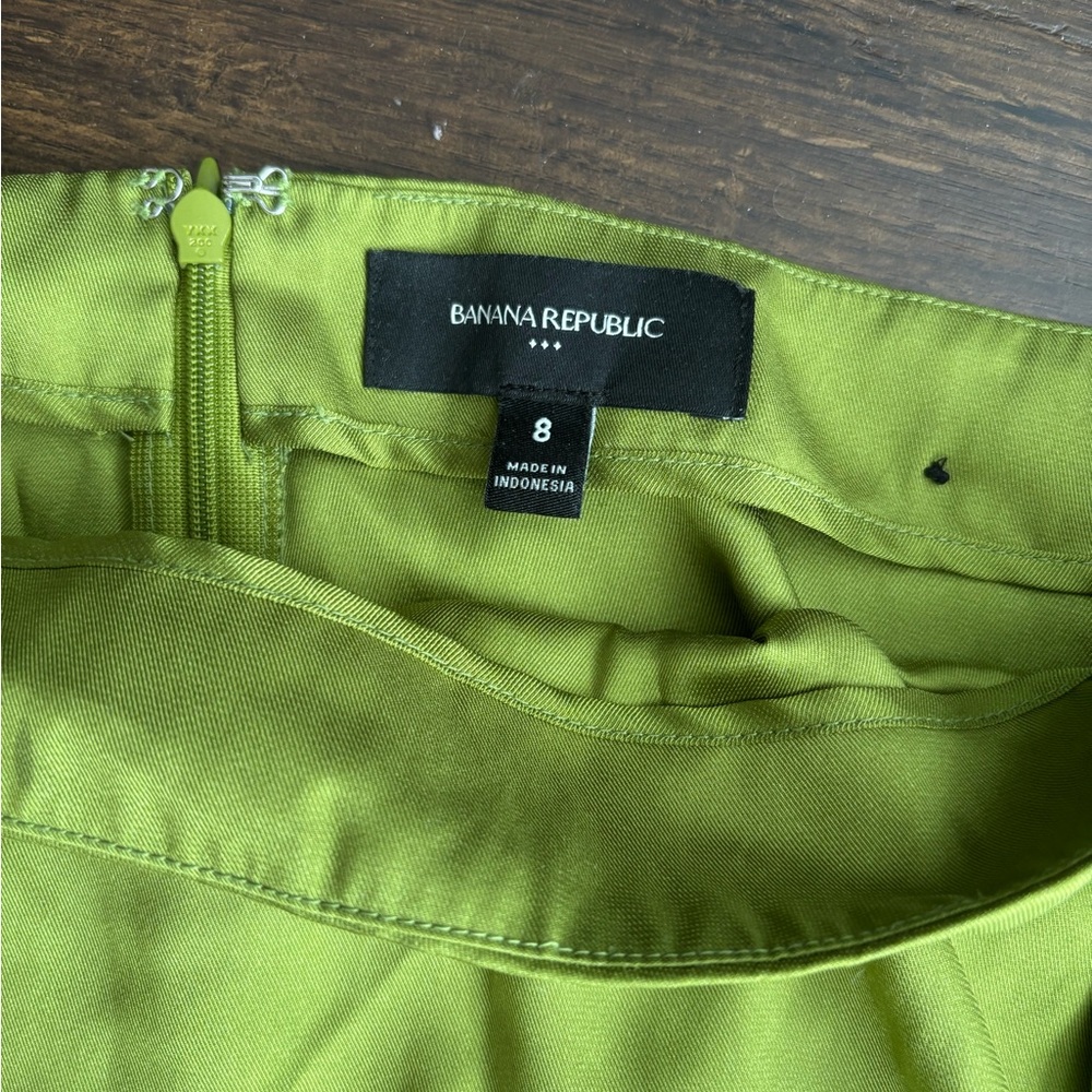 Banana Republic Lime Green Skirt